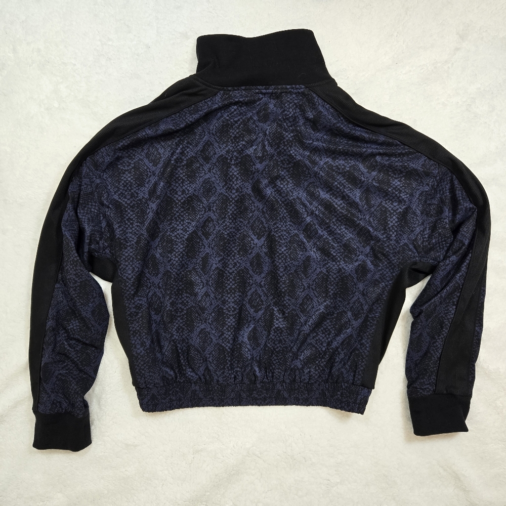 Athleta Brooklyn Track Bomber Python Printed Jack… - image 5